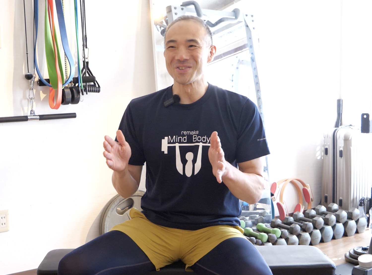 恵比寿のMind_Bodyで話す鈴木謙太郎さん