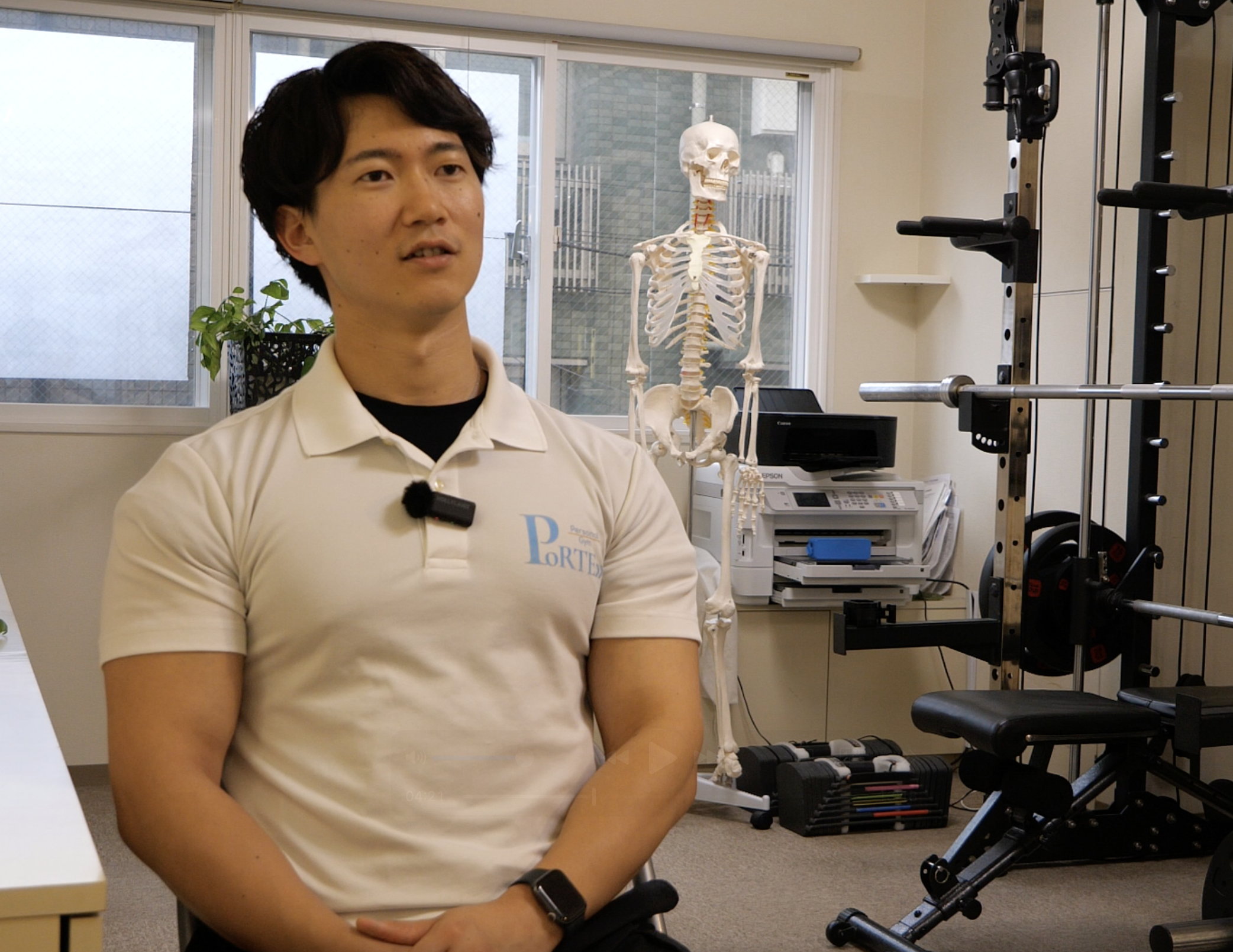 会員制パーソナルジムPoRTE代表・トレーナーの加賀谷駿斗さん