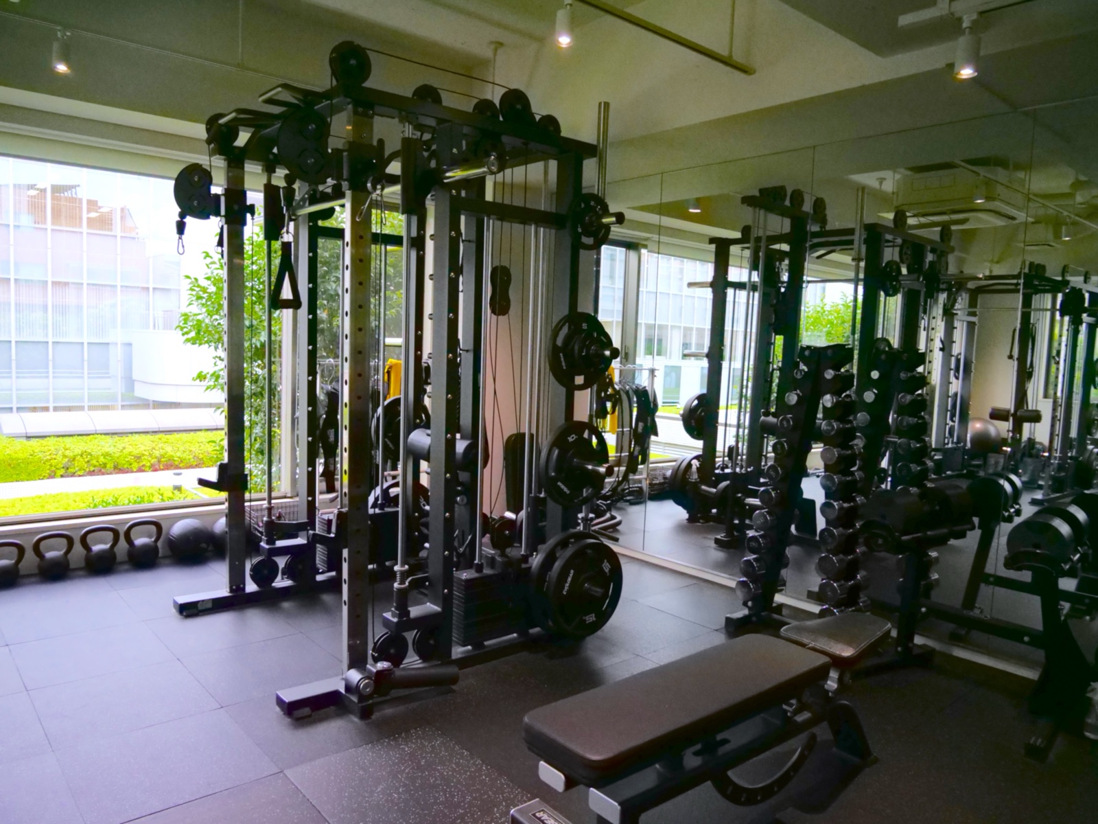表参道のPersonal Training SEQUELのトレーニング空間